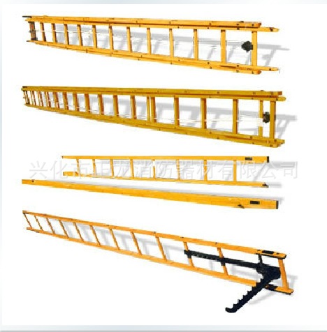 批发出售消防二节拉梯 6米 9米 单杠梯 挂钩梯 有检测报告