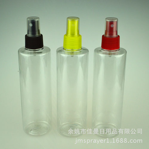 厂家直销250ml喷雾瓶 透明喷瓶 pet喷雾瓶