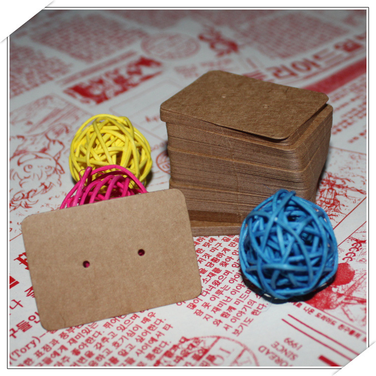 Estilo Simple Color Sólido Tarjeta De Papel Cartón Para Envasar Joyas display picture 1