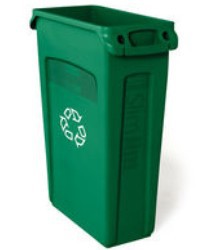 乐柏美FG354007 有通风口环保分类垃圾桶回收桶 现货一级代理