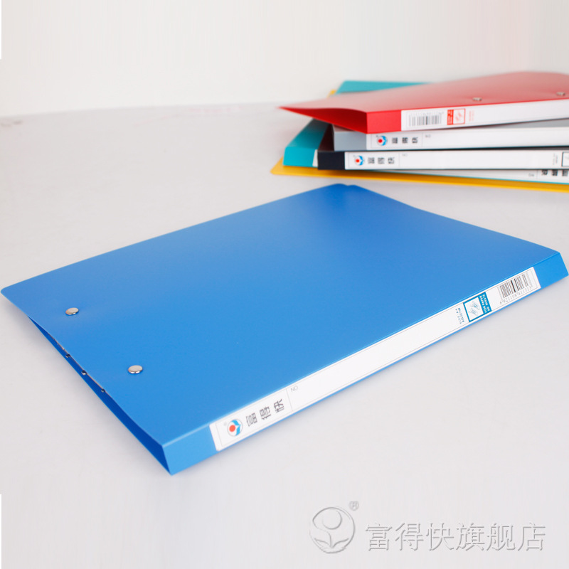 풍부한 빠른 AR307 단일 스프링 클립 플라스틱 폴더 단일 뱀 클립 두 구멍 클립 사무용품 A4