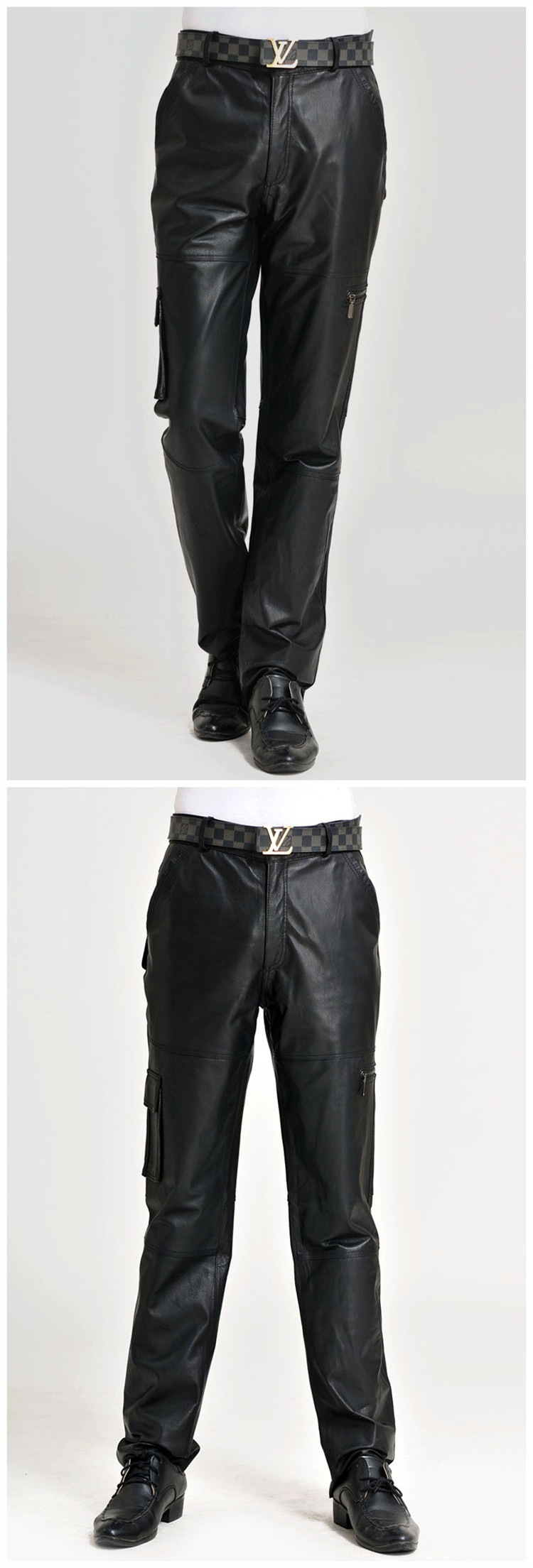 Pantalon cuir homme 2ULP - Ref 1491849 Image 9