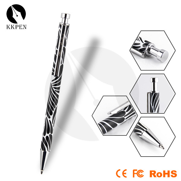 厂家生产供应、可制logo、高档金属刻花签字笔、圆珠笔