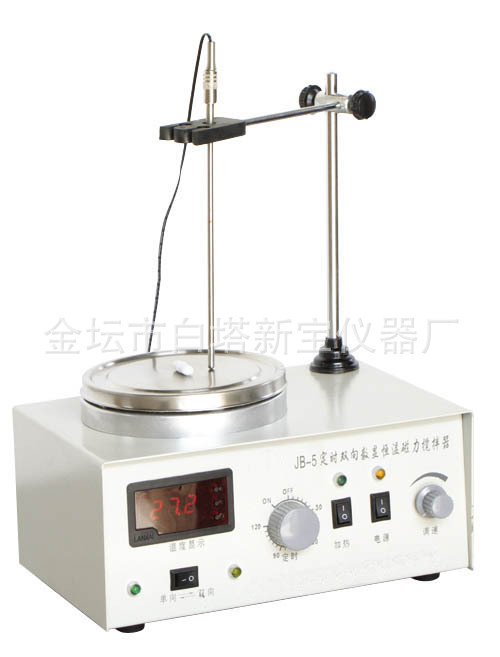 JB-5 定时双向数显恒温磁力搅拌器,3000ml,带定时 可开票
