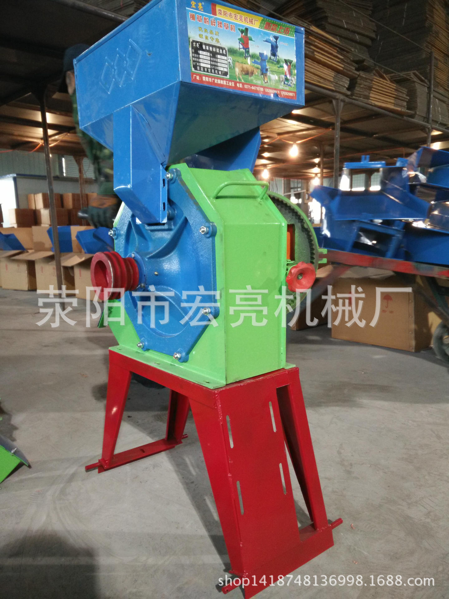 Manufactor Direct selling Hay cutter grinder Corn crusher Straw crusher Wet and dry Dual use feed machining