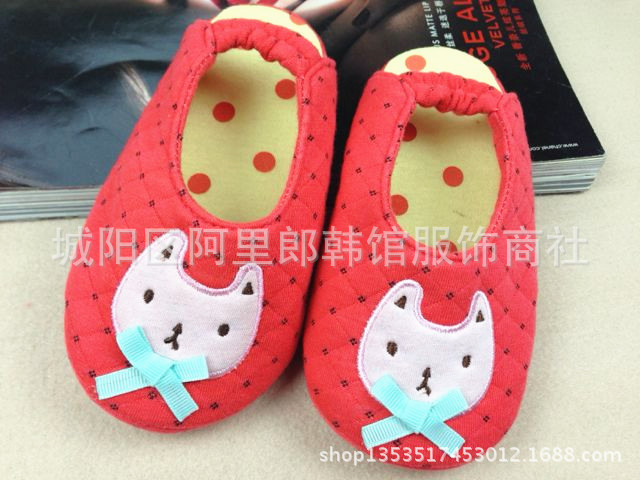 WH小貓臉傢居鞋