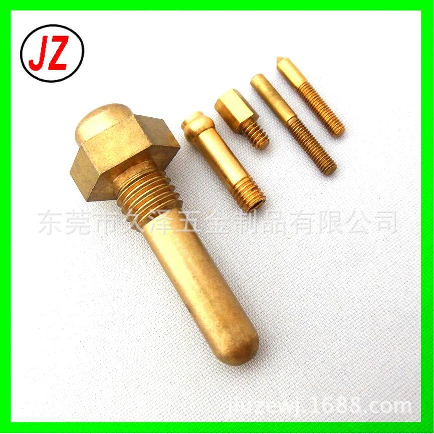 黄铜装饰螺丝 螺丝螺钉M6 广告螺丝 黄铜电梯螺钉