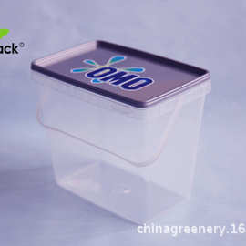 3.8L1加仑塑料方桶、塑料长方桶 食品级 可定制颜色及印刷