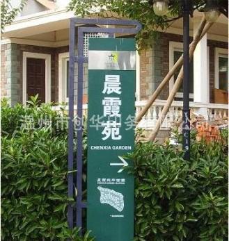 物业指示牌，标识牌，房地产标识标牌，户外导向牌，导视系列