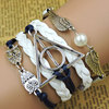 Speed Store DIY Creative Weaving Bracelet Hunger Games Jewelry Harry Potter Death Saint Skin Bracelet