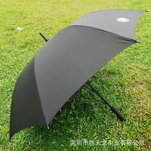 新品厂家订制 全纤维直杆商务外贸高尔夫伞碰击布 定做雨伞聚划算
