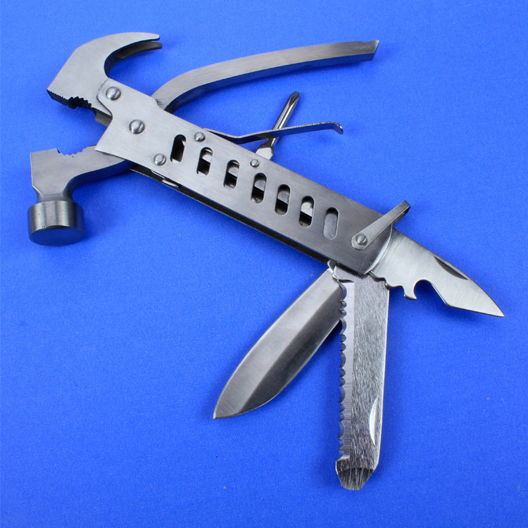 厂家直销 多功能羊角刀锤 逃生工具锤 多功能工具钳锤 小号羊角锤