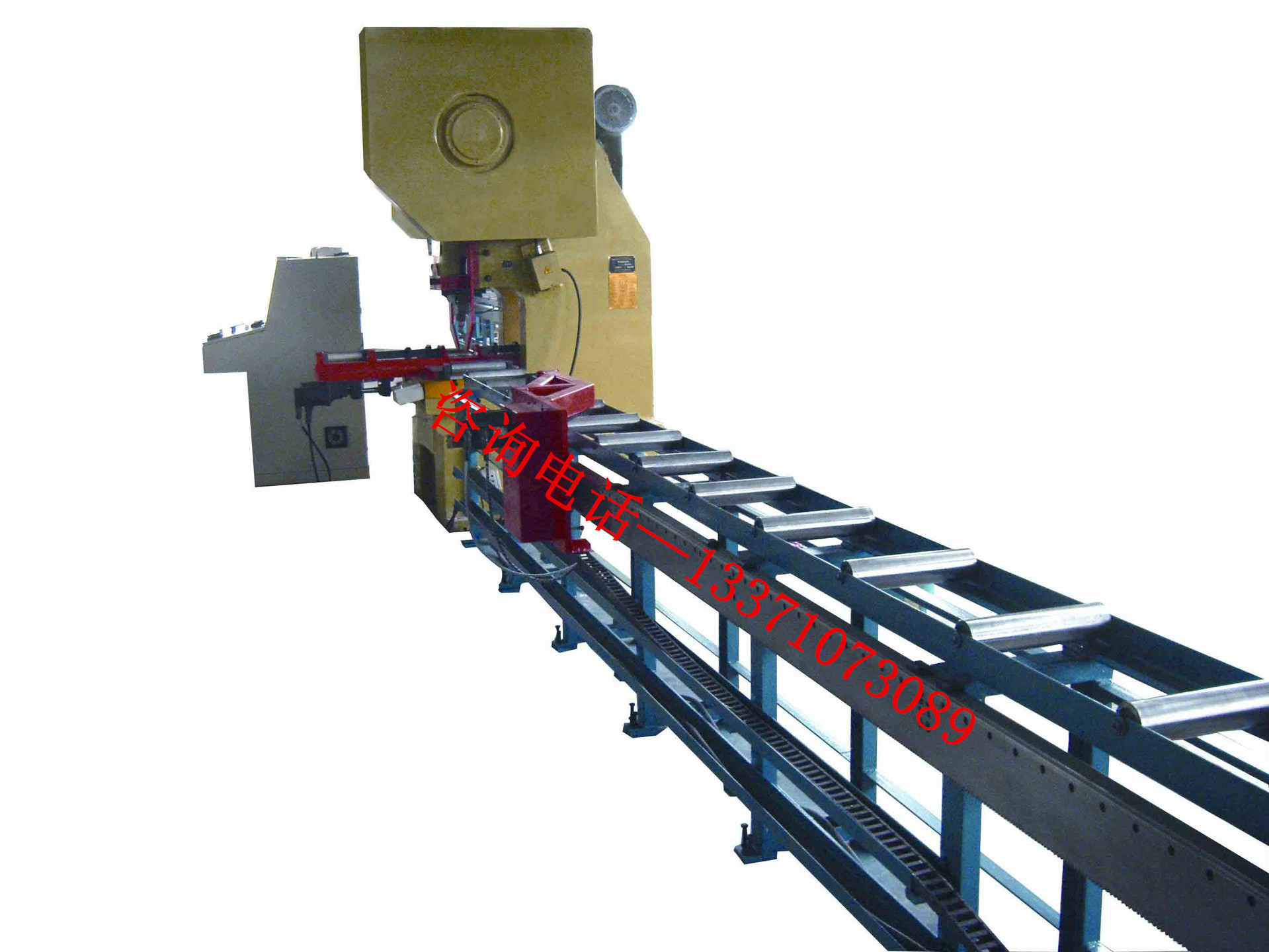 角钢自动送料机 角铁自动冲压机