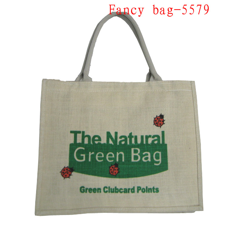 2018新款创意购物袋 麻布环保袋 红酒麻布袋 棉麻材质收纳袋