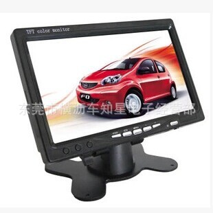 vehicle HD 7 Desktop TFT display visual  Monitoring Monitor Reversing Radar image 12-24V