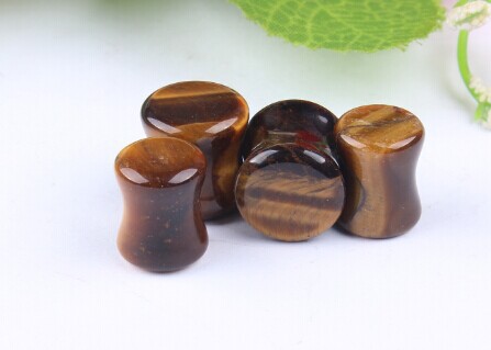 Tiger's Eye Acrylic Ear Tunnel Solid Ear Expander Plug Gauges for Body Piercing Hot Sale detail image 9