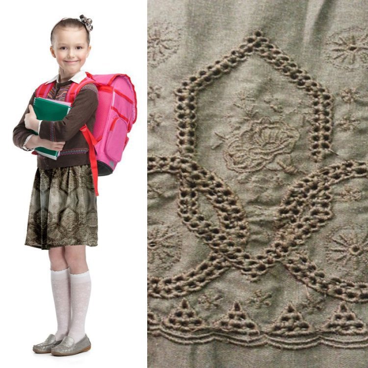 定位打孔绣花面料 各种时装舞台装面料 厂家直销