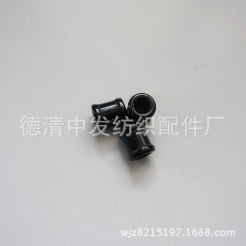 编织机陶瓷配件氧化钛双边瓷眼 耐磨黑色瓷眼 外径6*高度8