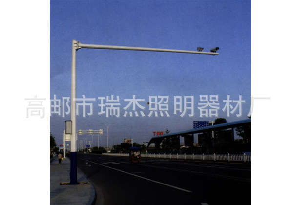 小区道路路口厂区码头港口高速公路枪机球机八角锥形监控立杆厂家
