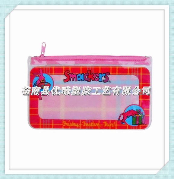 供应品质优卡通笔袋 学习文具笔袋 PVC环保笔袋 拉链袋