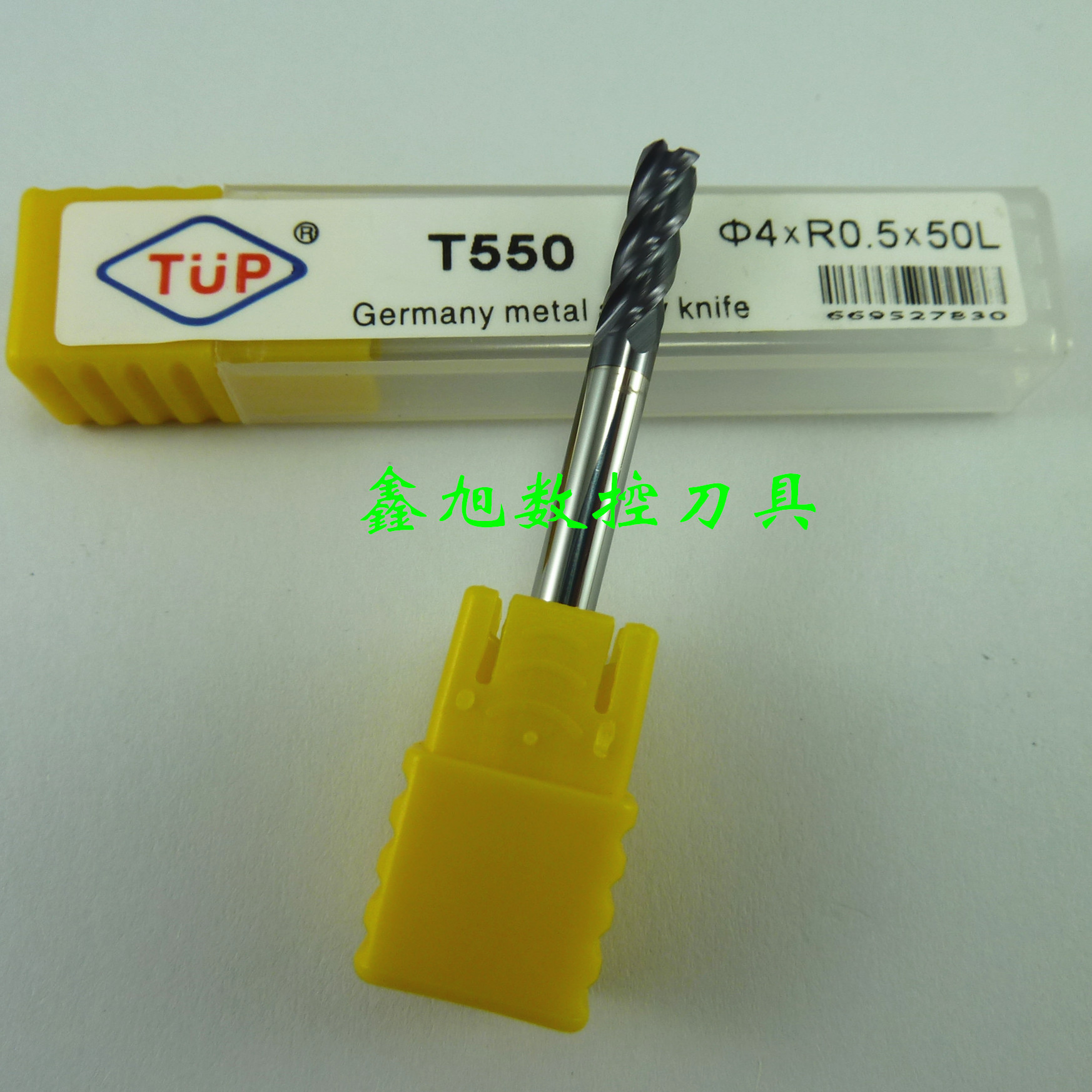 厂家直销55度钨钢涂层立铣刀4刃圆鼻刀 4R0.5