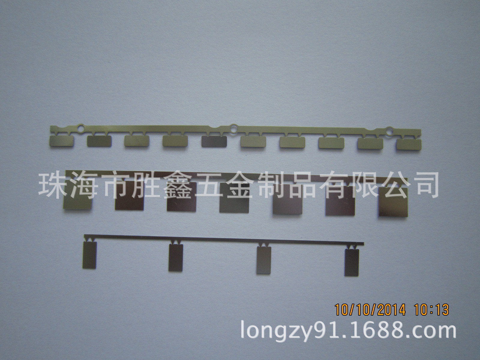 蝕刻連條單麵鍍鎳鋼片