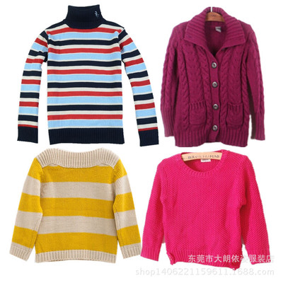 2015 Children wear sweater Miscellaneous Long sleeve Children's clothing new pattern Autumn and winter Cheap children sweater