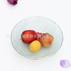 Manufactor wholesale originality Glass Fruit plate fashion Ginkgo Dry Fruits Dessert plate Home Furnishing hotel KTV Wholesale fruit plate