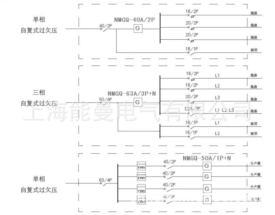 自复式过欠压保护器 NMGQ-32A/2P 上海能曼电气 NMGQ-32A/2P,自复式过欠压保护器,自动复位过欠压延时保护器,自复式过欠压,延时保护器