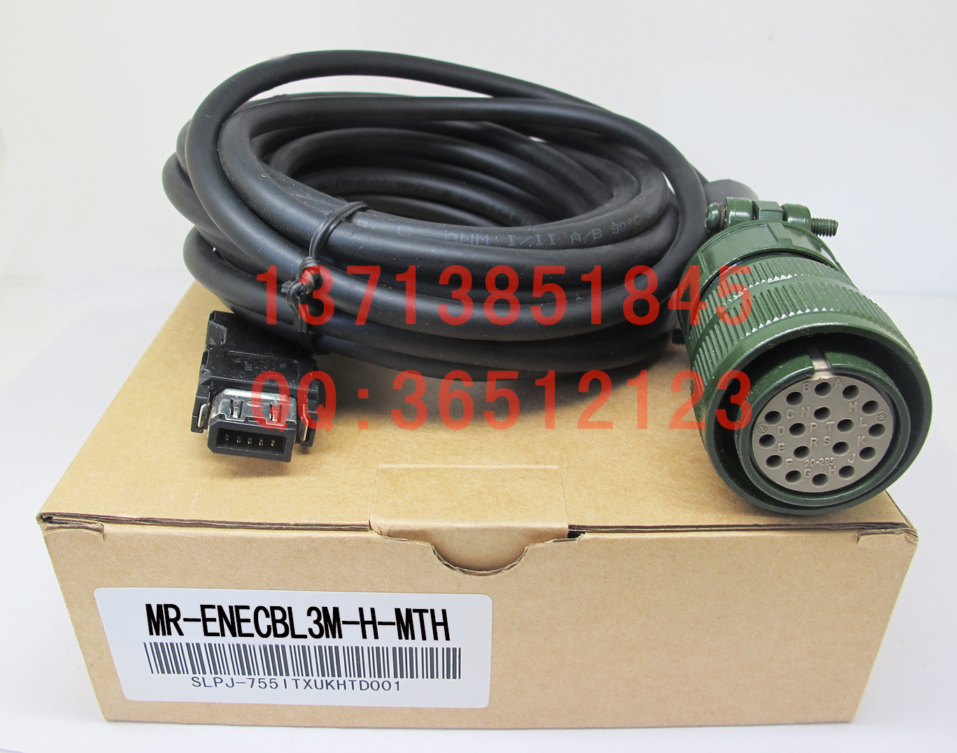 三菱伺服编码器电缆MR-ENECBL3M-H-MTH(3米，国产定制，已测)
