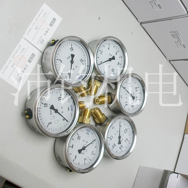 德国威卡WIKA燃气管道压力表