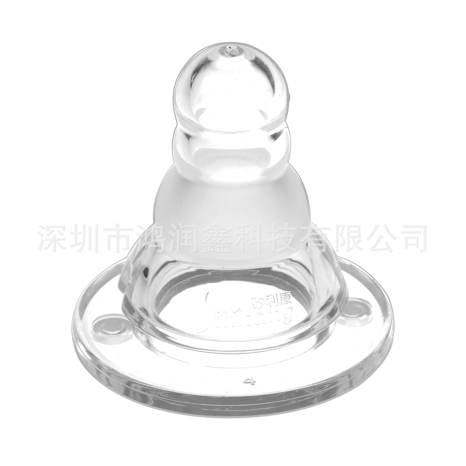 標口磨沙矽膠奶嘴