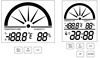 DL8128: 1.5V Five -stage comfort pattern temperature and humidity IC, indoor and outdoor temperature, maximum and minimum, 3 key