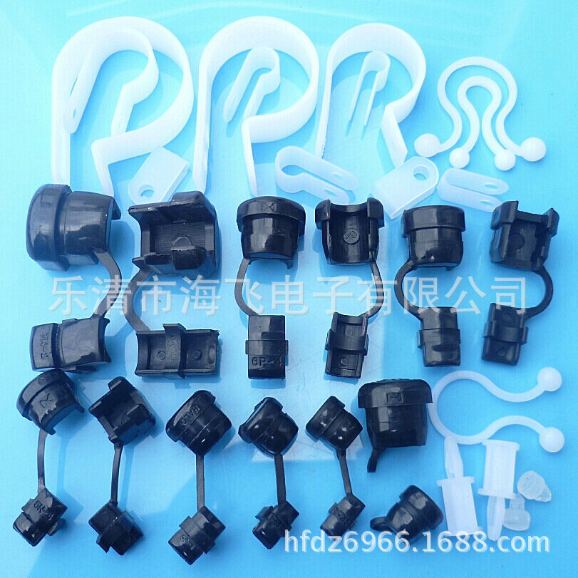 批量供应电源线扣,尺寸全, 尼龙线束