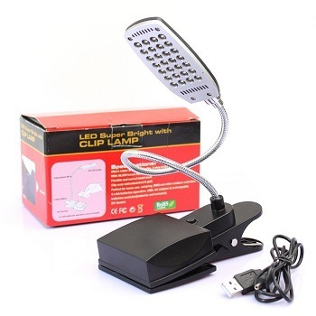 gift Fixtures High brightness energy conservation Energy saving LED Clamp Eye lamp USB28 Light belt switch Battery