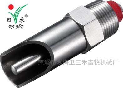 六分管不锈钢特大流量鸭嘴式大猪饮水器设备
