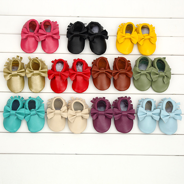 Chaussures bébé en cuir véritable - Ref 3436820 Image 1