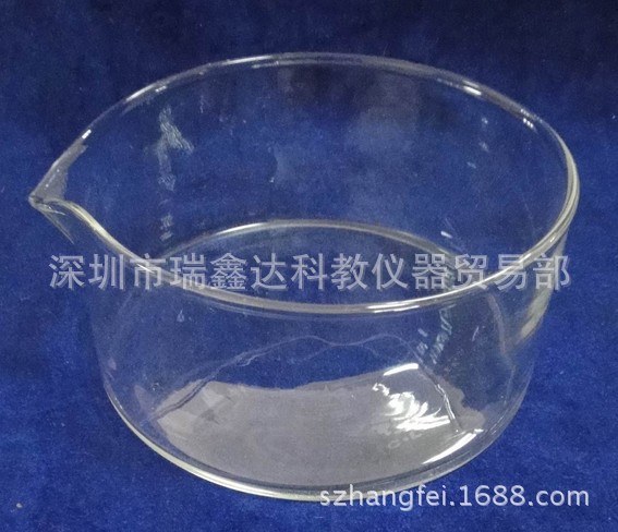 玻璃结晶皿60/90/125/150/180mm 结晶皿 玻璃平皿 教学实验器材