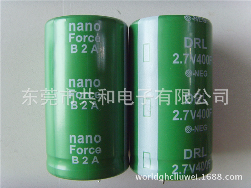 厂家直销大功率,长寿命法拉电容器 2.7V400F