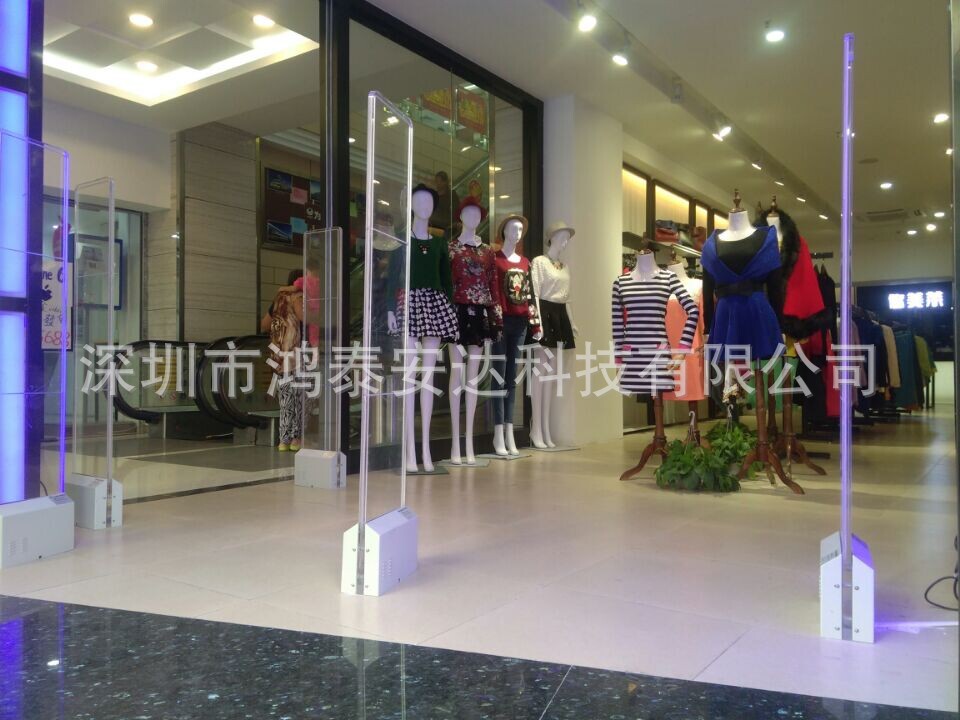 供应品店水晶亚克力防盗报警门，防盗报警器，服装防盗器