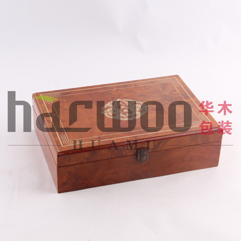 harwoo 精美保健药材冬虫夏草包装盒 高档木质虫草礼盒批发