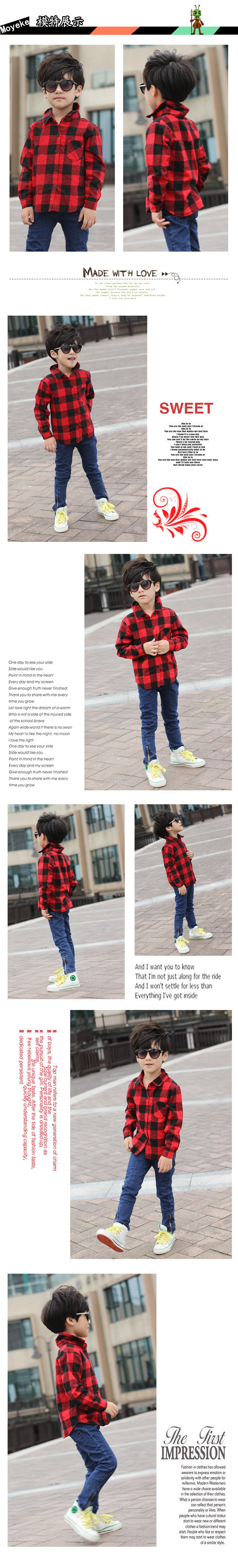 Chemise enfant à manche longue - Ref 2083978 Image 8