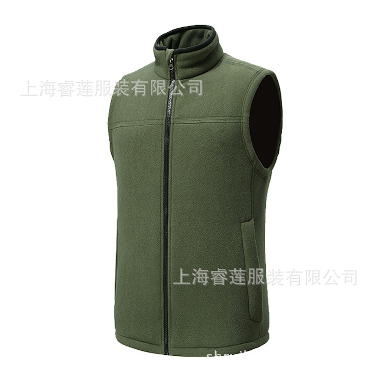 货到付款 新款广告马甲定做 时尚抓绒工作马甲定制 企业宣传礼品