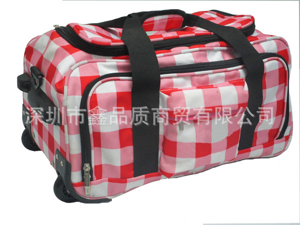 XPZ-L01紅格拉桿箱-2