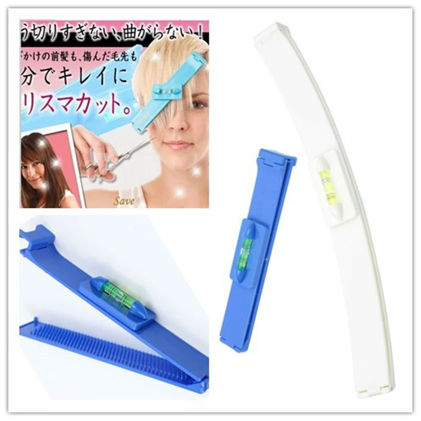 Оптовая поставка-две упаковки триммера для челки парикмахерские DIY зажим для стрижки/Обрезка расческа зажим для челки