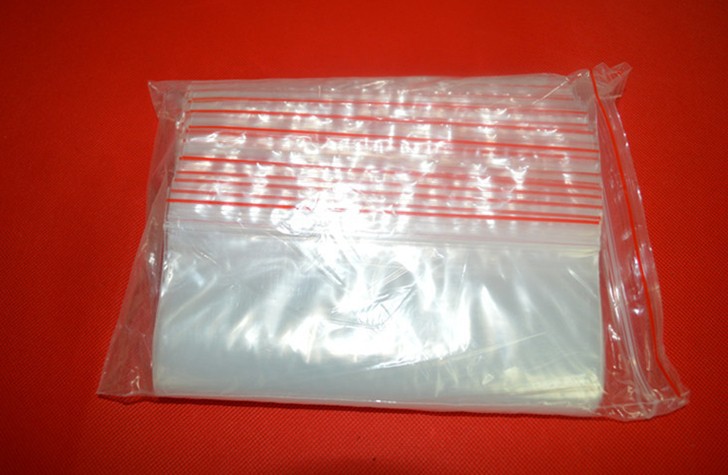 PE自封袋 加厚塑料袋包装袋 透明胶袋 饰品袋 多规格100装价格