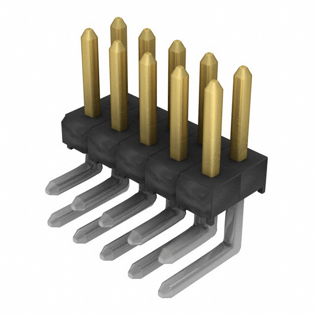 现货SAMTEC/申泰TSW-105-08-L-D-RA针座公插针2.54mm10p原装正品