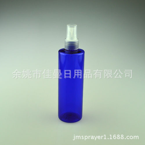  250ml塑料蓝色透明喷瓶 塑料瓶