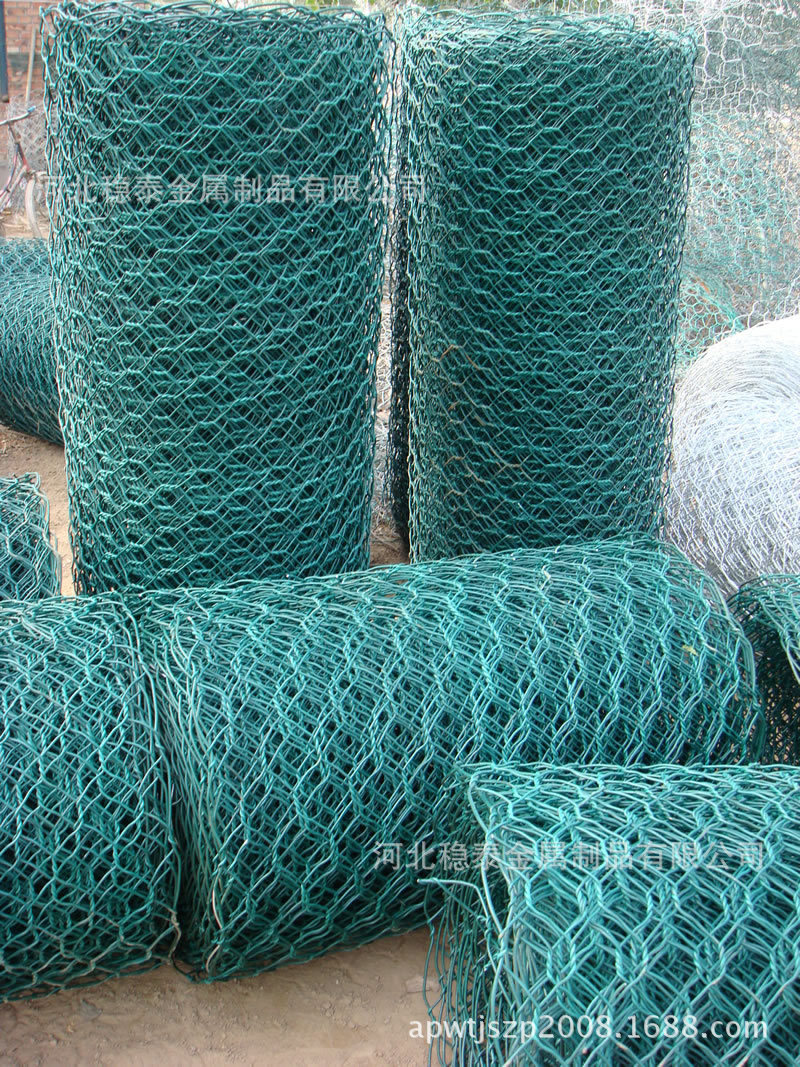 安平厂家供应镀锌石笼网、护堤钢丝网、格宾网