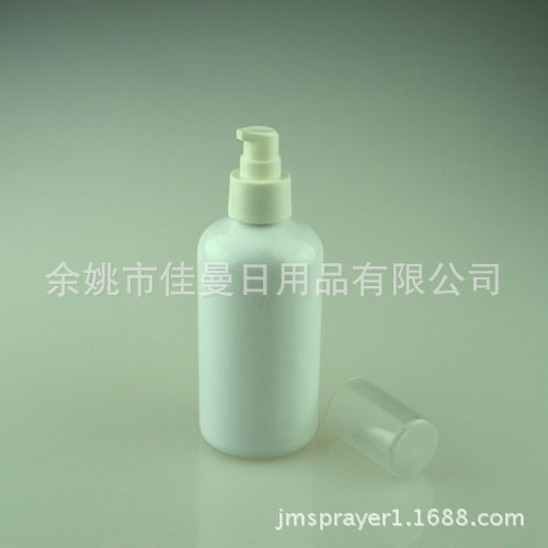 厂家直销220ml塑料分装工具 pet塑料瓶PET 短嘴瓶 粉泵